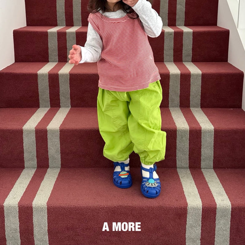 A More - Korean Children Fashion - #toddlerclothing - Candy Rib Sleeveless - 9