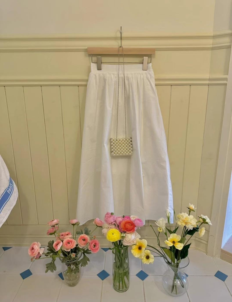 Afarrier - Korean Women Fashion - #momslook - Soda Cotton Skirt