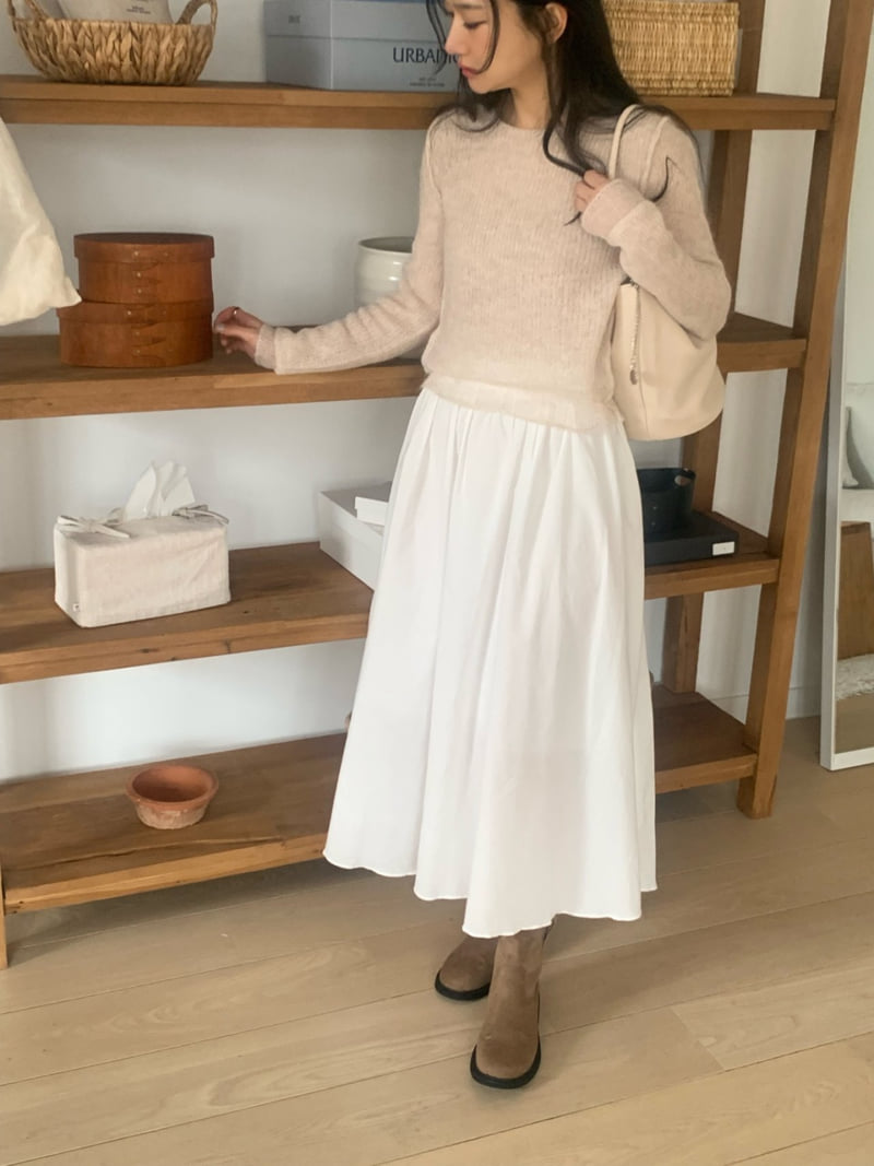 Afarrier - Korean Women Fashion - #momslook - Mohair Knit - 2