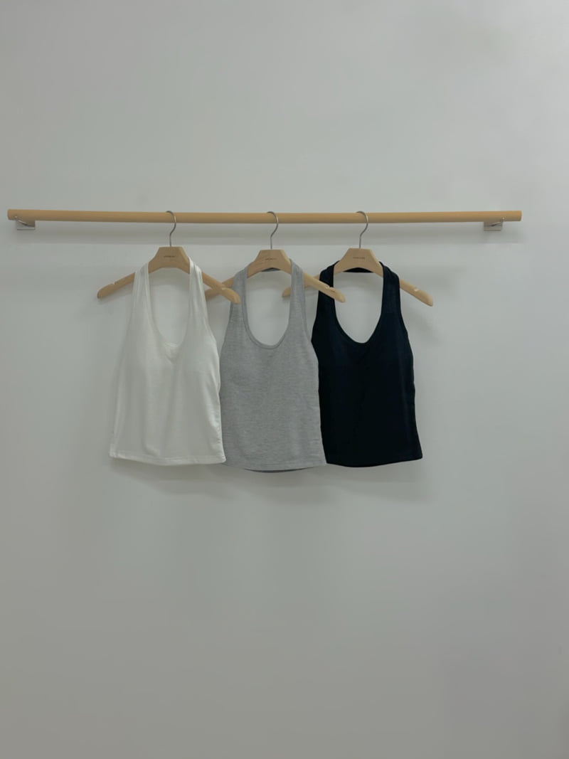 Afarrier - Korean Women Fashion - #womensfashion - Halter Cap Bralette - 2