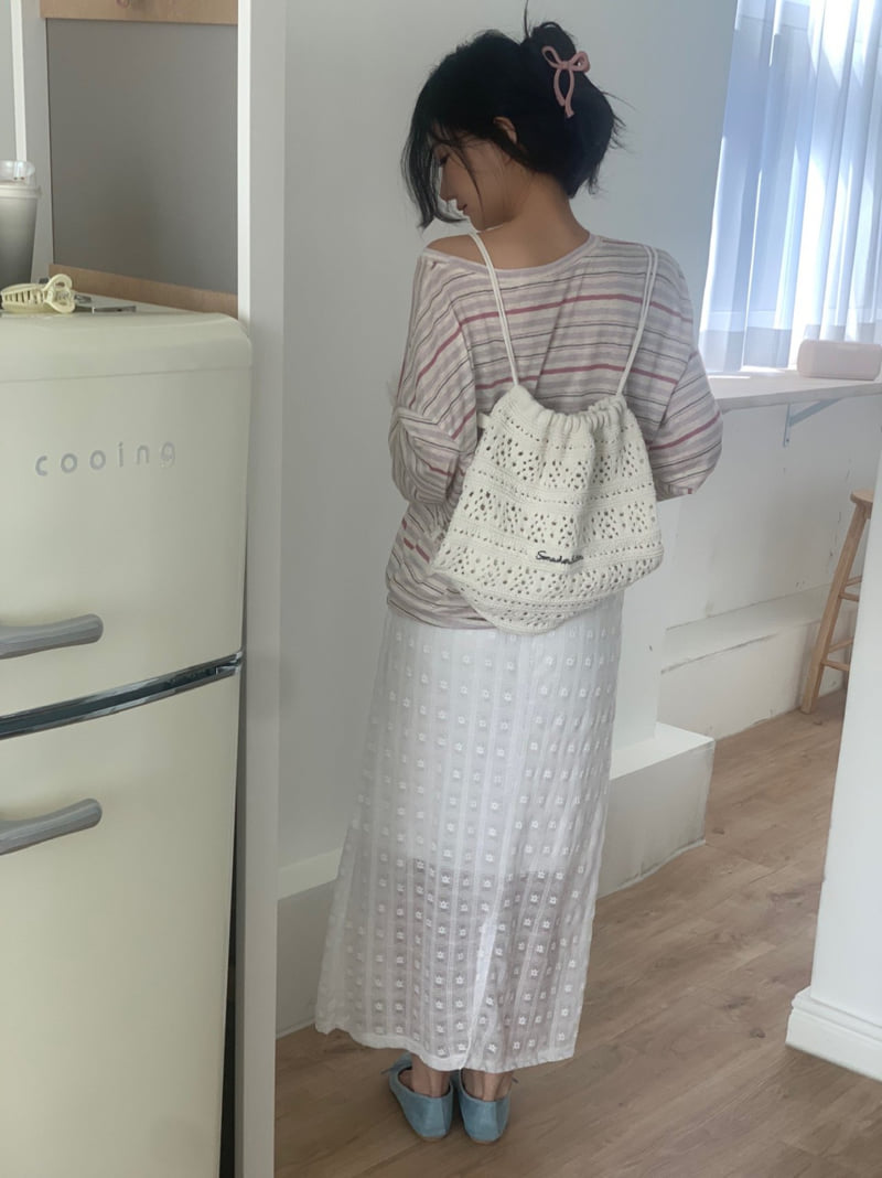 Afarrier - Korean Women Fashion - #womensfashion - Small Floral Lace Skirt - 2