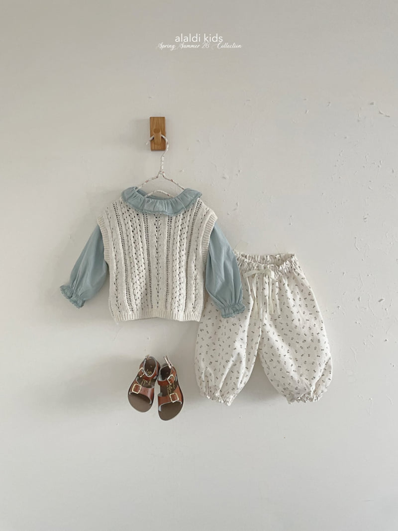 Aladin - Korean Baby Fashion - #babyboutique - Lace Frill Blouse - 4