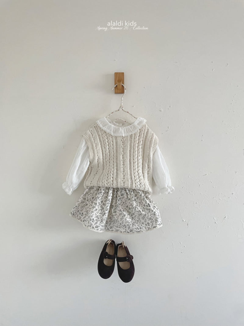 Aladin - Korean Baby Fashion - #babyfashion - Lace Frill Blouse - 7