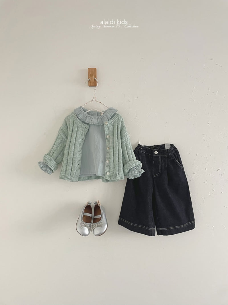 Aladin - Korean Baby Fashion - #babyfever - Wide Pleated Pants - 7