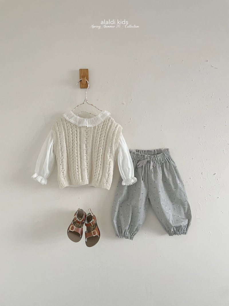 Aladin - Korean Baby Fashion - #babyfever - Lace Frill Blouse - 8