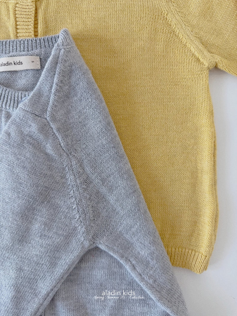 Aladin - Korean Baby Fashion - #babyfever - Basic Knit Cardigan - 3