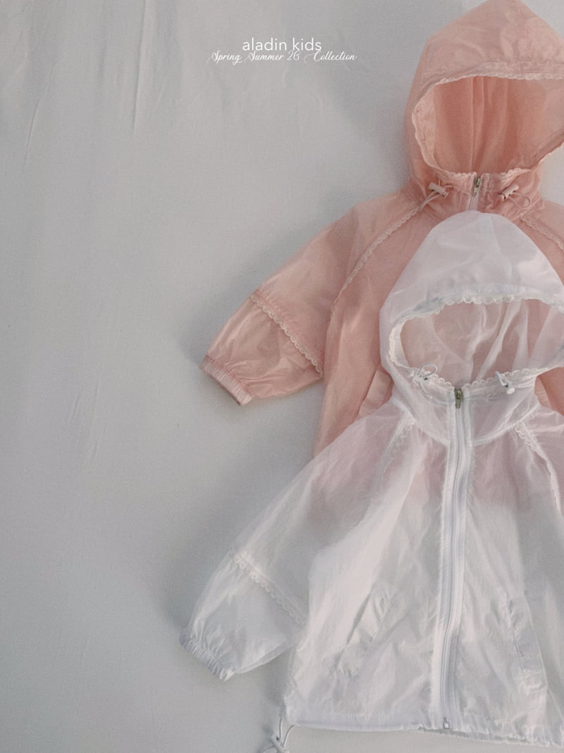 Aladin - Korean Baby Fashion - #babyootd - Lace Windbreaker - 2