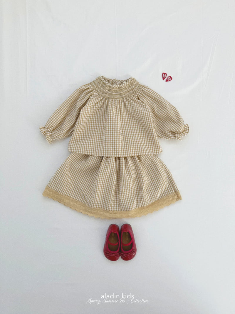 Aladin - Korean Baby Fashion - #babyootd - Smocked Blouse - 4