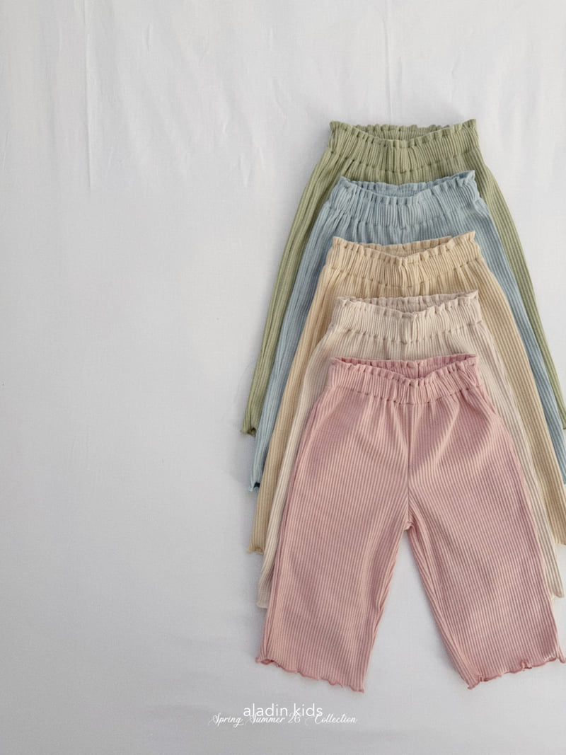 Aladin - Korean Baby Fashion - #babyoutfit - Ribbed Pants - 2