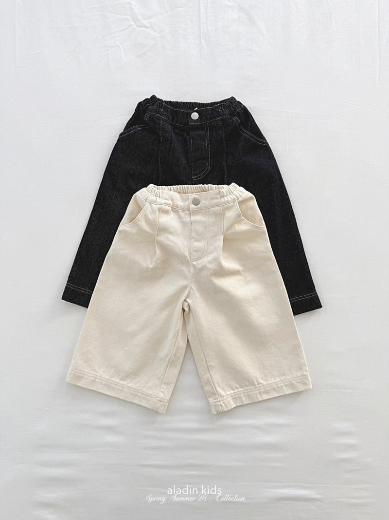 Aladin - Korean Baby Fashion - #onlinebabyshop - Wide Pleated Pants