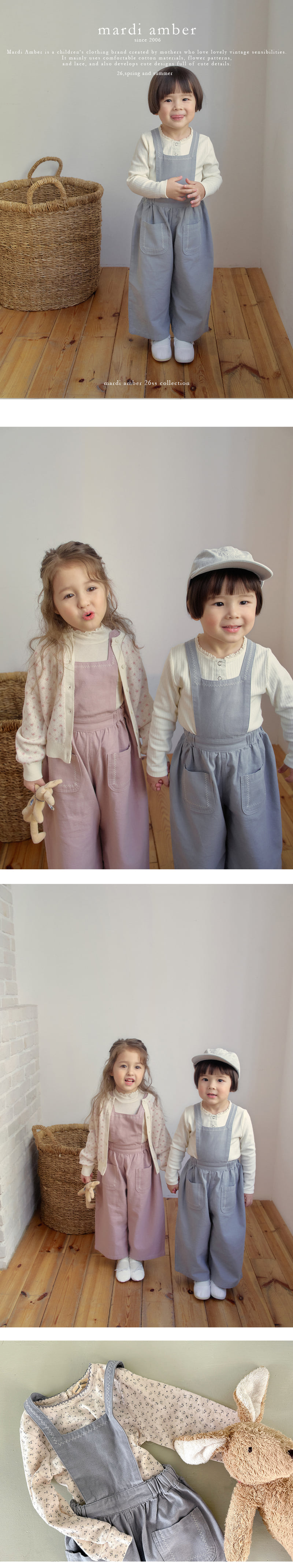 Amber - Korean Children Fashion - #Kfashion4kids - Ivy Overalls - 2