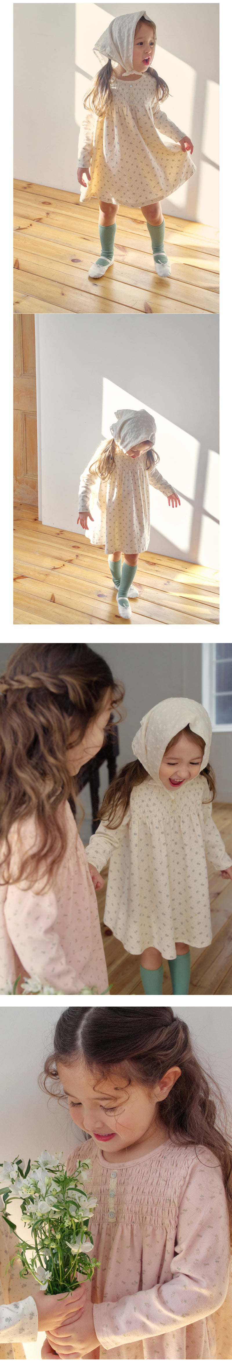 Amber - Korean Children Fashion - #fashionkids - Tia Smocked One-piece - 4