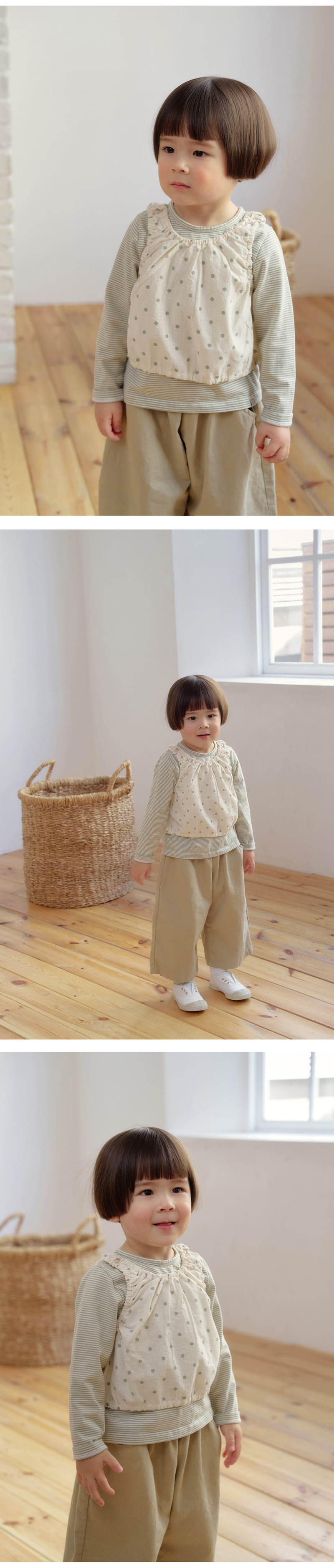Amber - Korean Children Fashion - #kidsshorts - Bubble Semi-Crop Sleeveless - 3