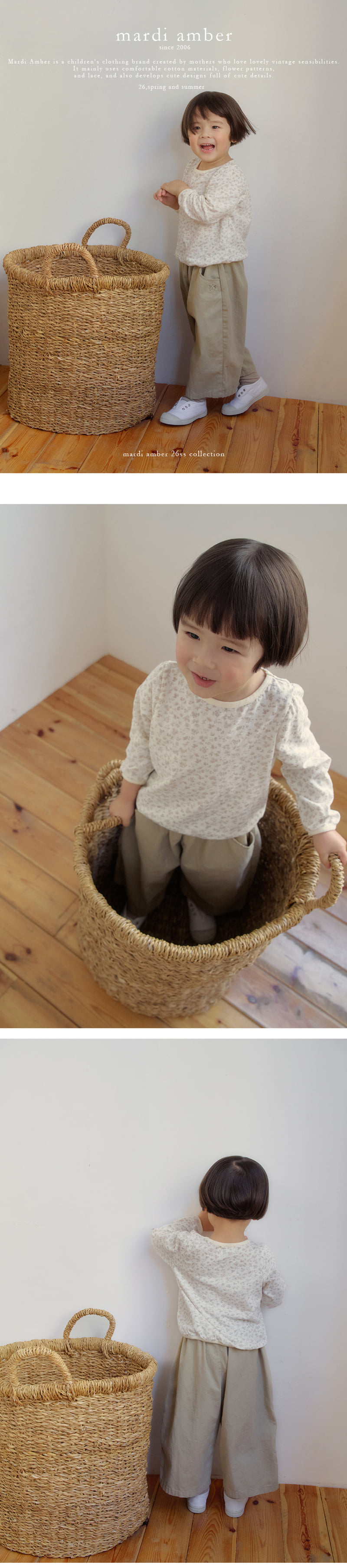 Amber - Korean Children Fashion - #kidsshorts - Daisy Tee - 2