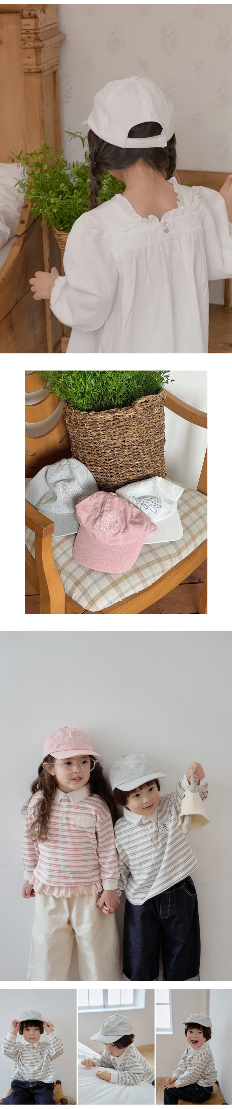Amber - Korean Children Fashion - #kidsstore - Kitty Pigment Cap - 3