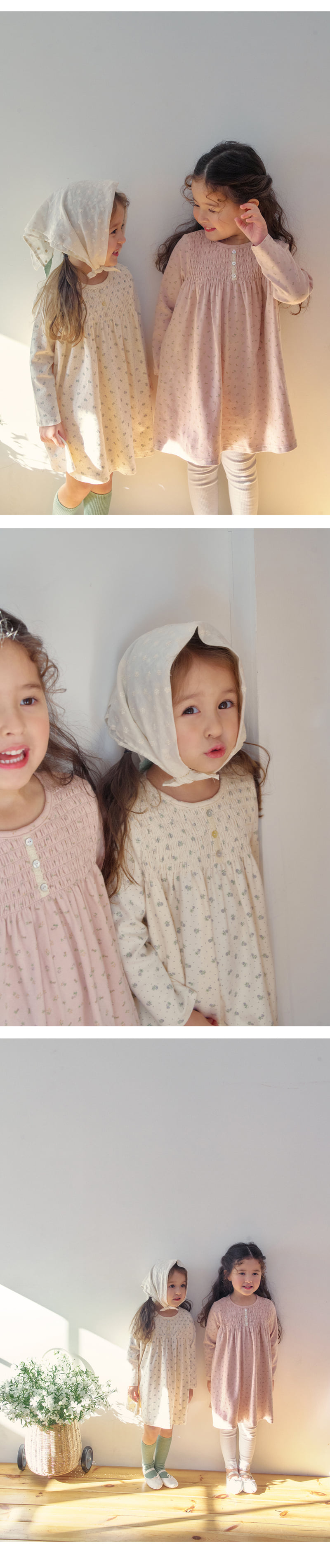 Amber - Korean Children Fashion - #kidsstore - Tia Smocked One-piece - 5