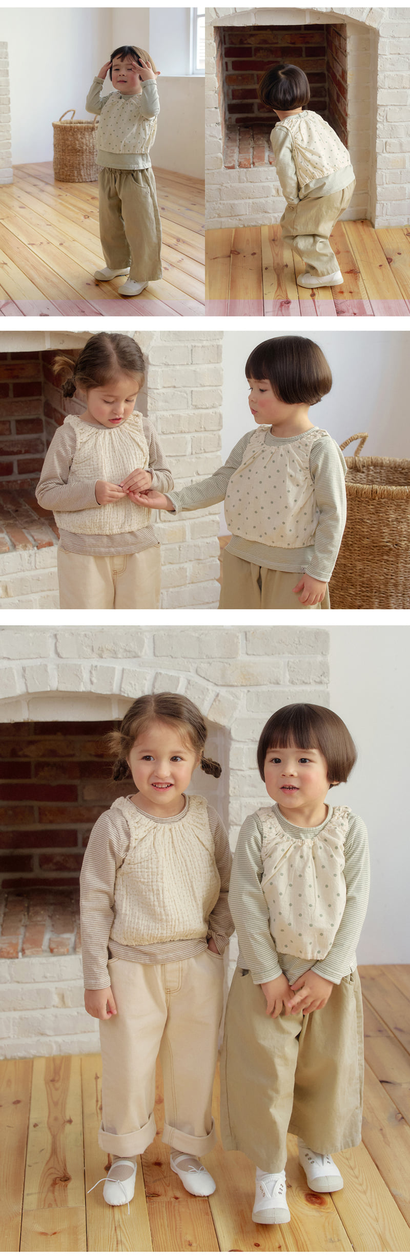 Amber - Korean Children Fashion - #kidsshorts - Bubble Semi-Crop Sleeveless - 4