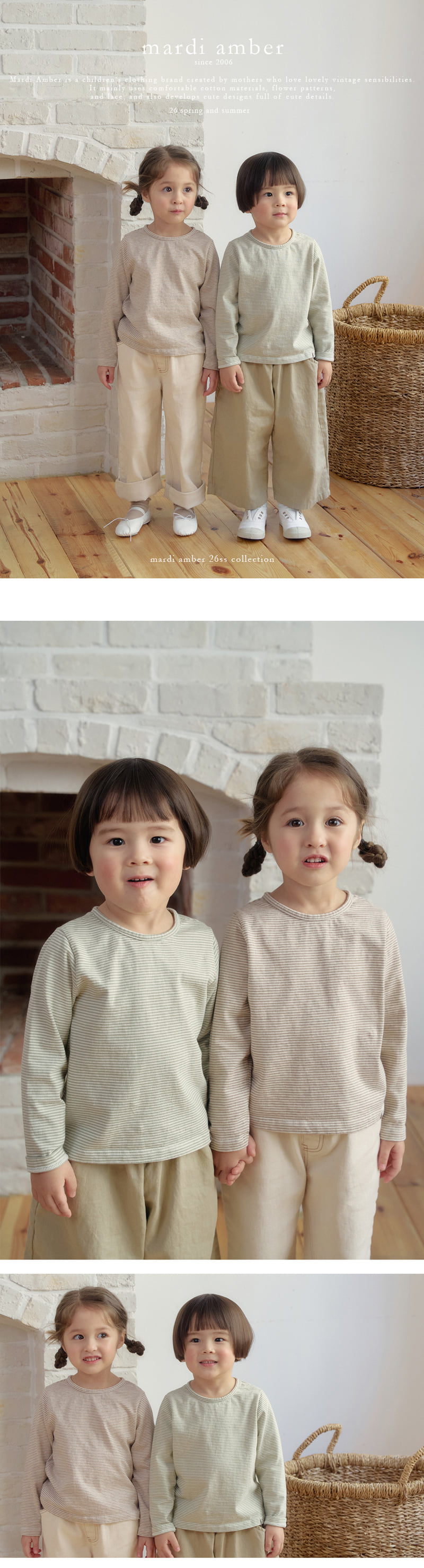 Amber - Korean Children Fashion - #littlefashionista - Pound Stripe Tee - 2