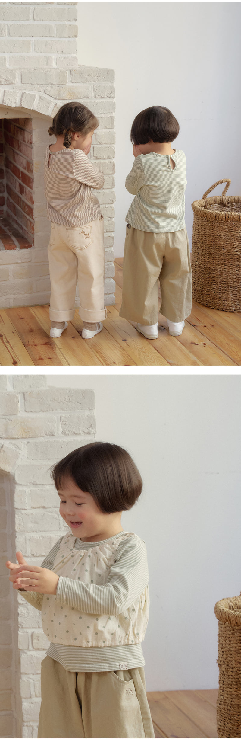 Amber - Korean Children Fashion - #magicofchildhood - Pound Stripe Tee - 3