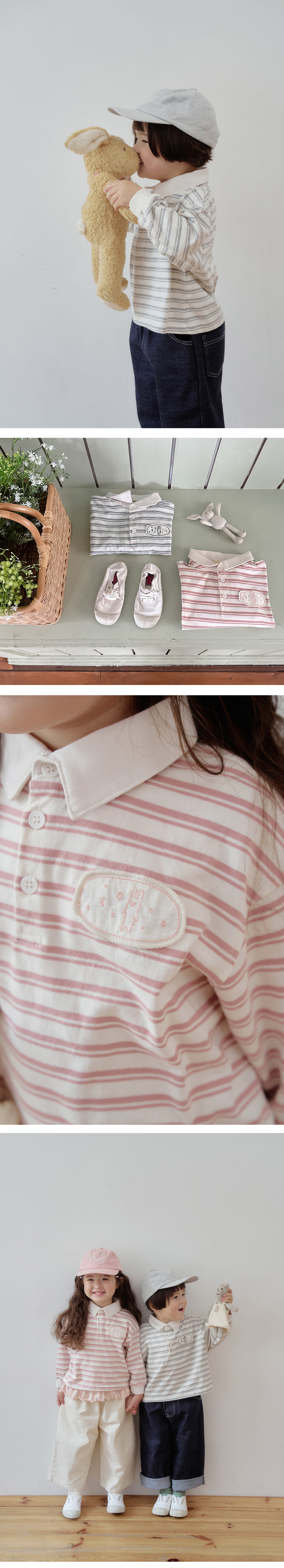 Amber - Korean Children Fashion - #magicofchildhood - Biscuit Rugby Tee - 4