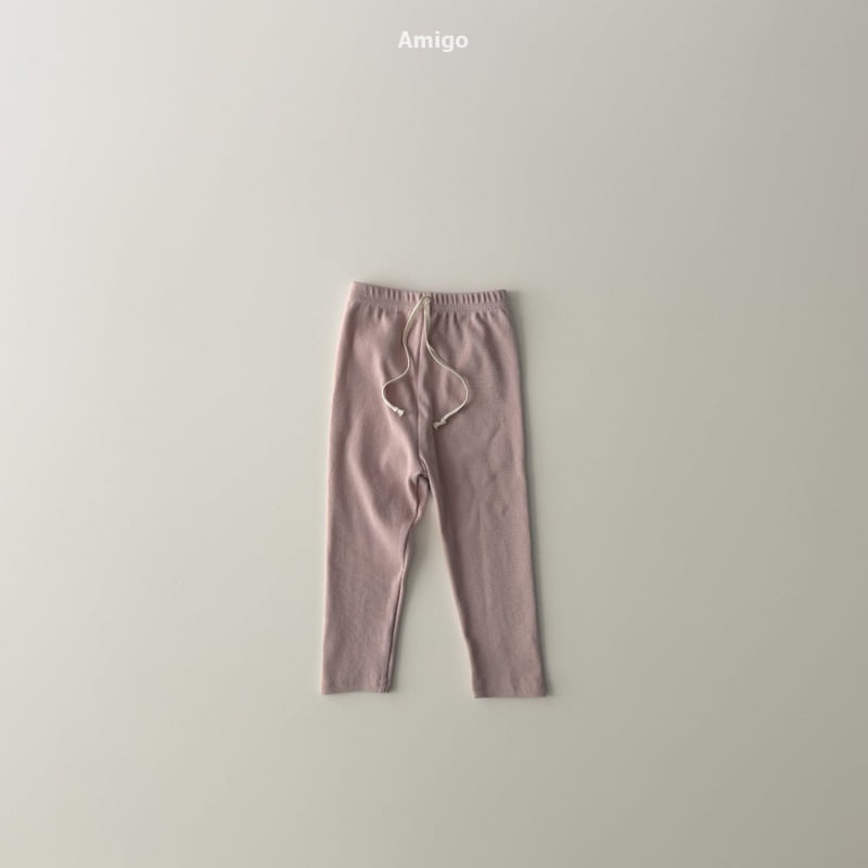 Amigo - Korean Baby Fashion - #babyboutique - Heat Rib Leggings - 8