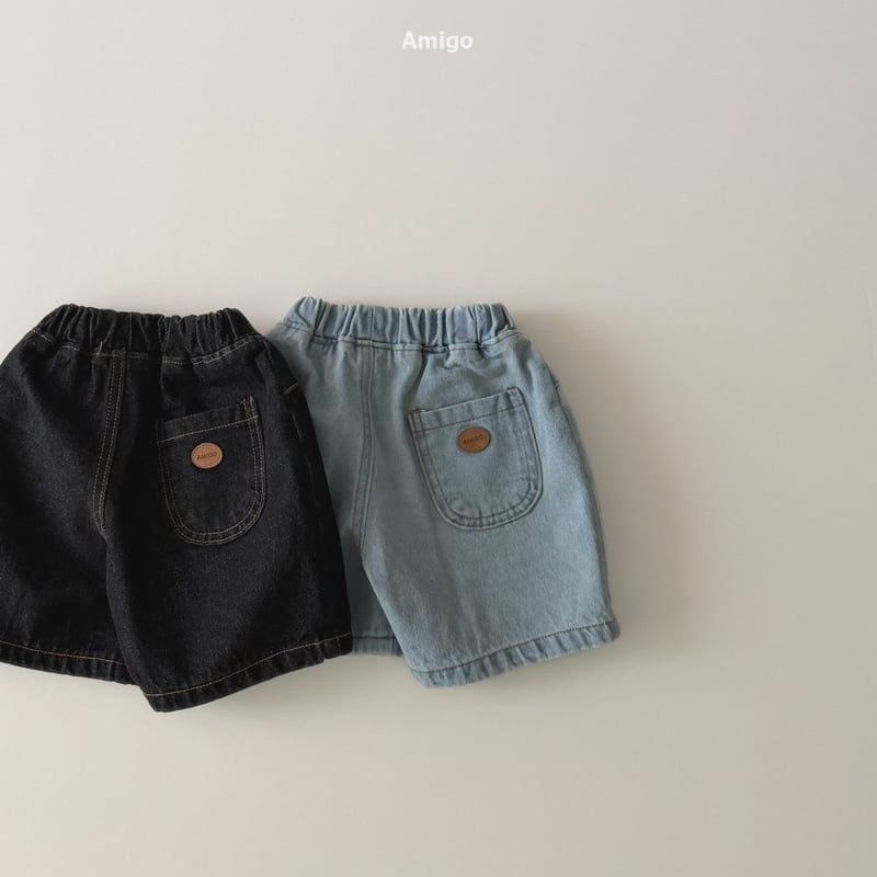 Amigo - Korean Baby Fashion - #babyboutique - Mid Wide Denim Pants - 7