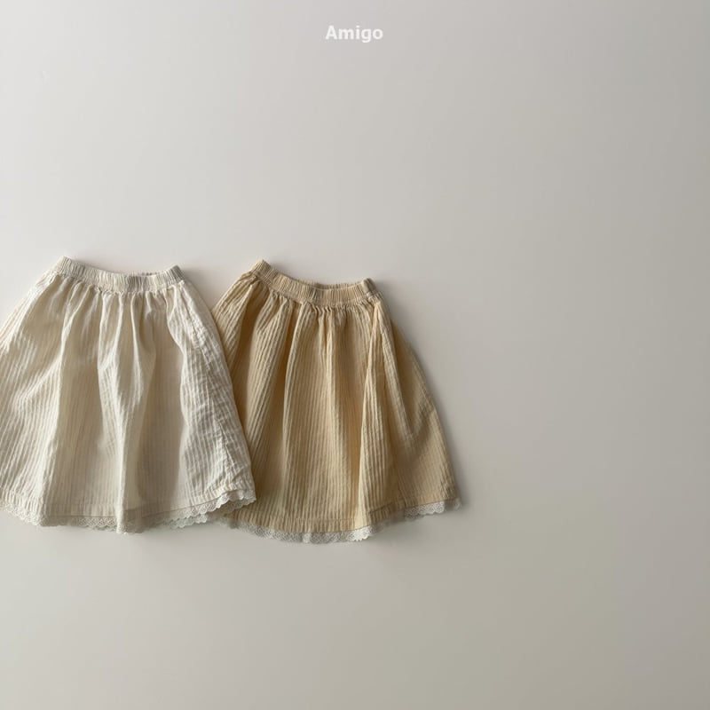 Amigo - Korean Baby Fashion - #babyboutique - Chouchou Shirring Skirt - 6