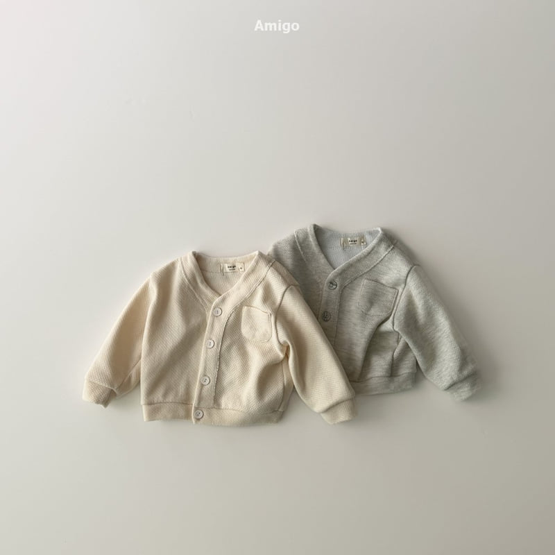 Amigo - Korean Baby Fashion - #babyboutique - Bread Cardigan - 5