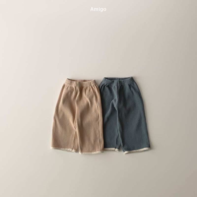 Amigo - Korean Baby Fashion - #babyboutique - Chewy Waffle Pants - 2