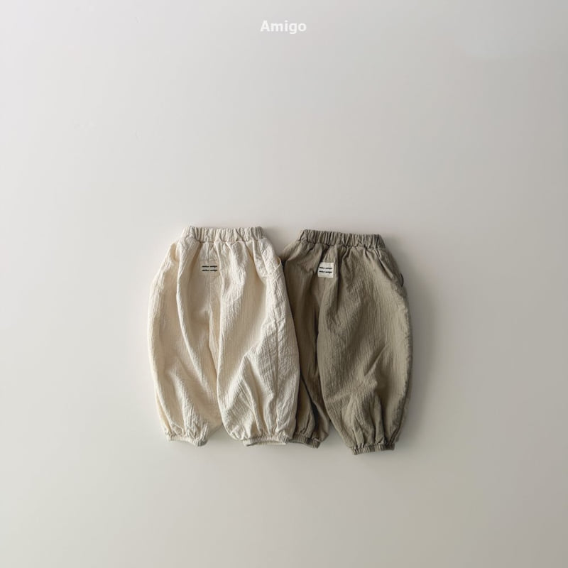 Amigo - Korean Baby Fashion - #babyboutique - Pin-Tuck Natural Pants - 11
