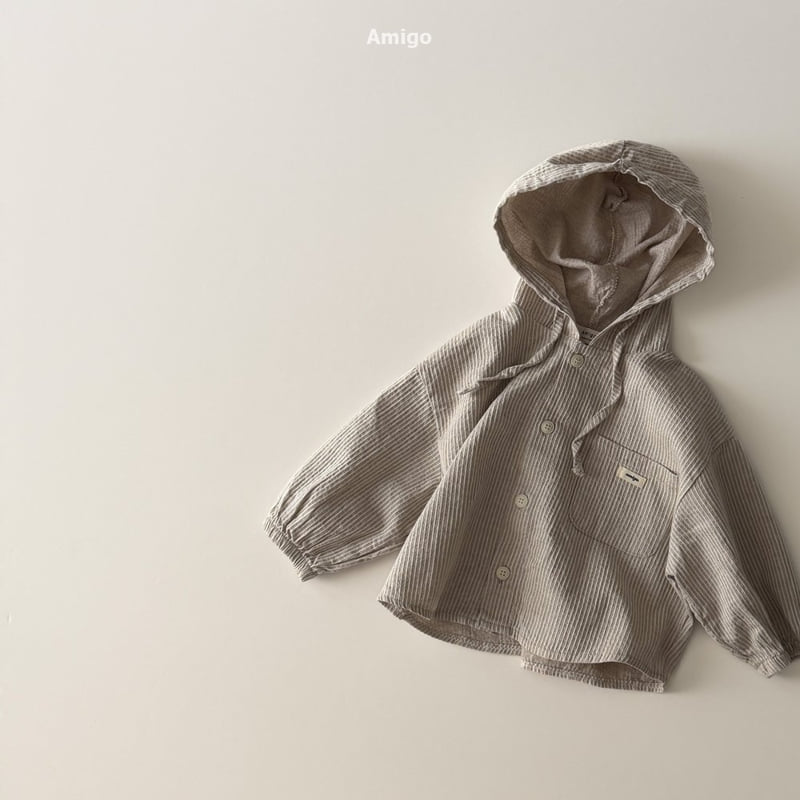 Amigo - Korean Baby Fashion - #babyboutique - Mind Hooded Shirt - 5