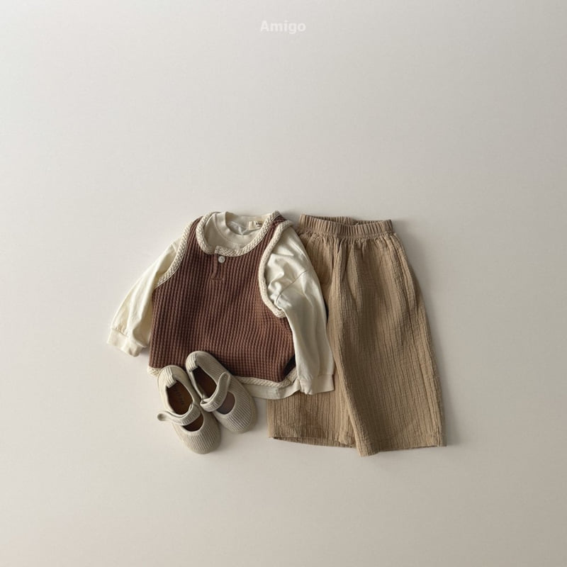 Amigo - Korean Baby Fashion - #babyboutiqueclothing - Crochet Vest - 12