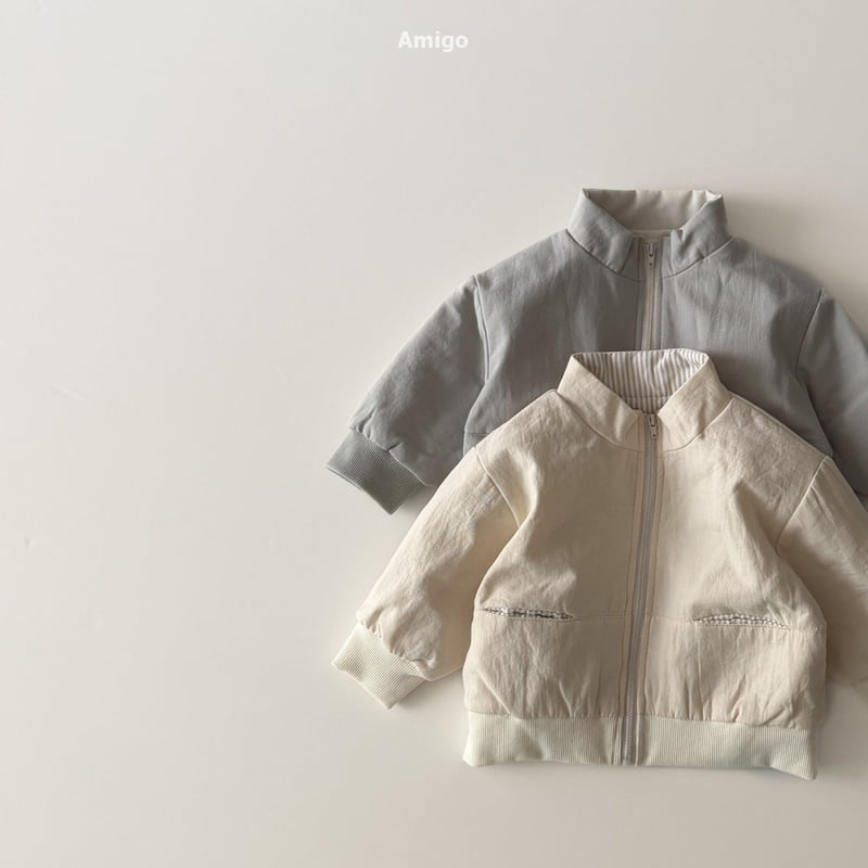Amigo - Korean Baby Fashion - #babyboutiqueclothing - Twill Jumper - 5