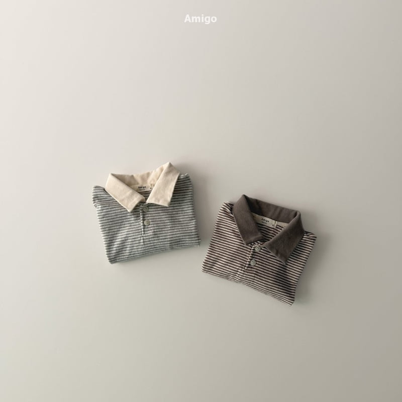 Amigo - Korean Baby Fashion - #babyboutiqueclothing - Cult Collar Tee - 10