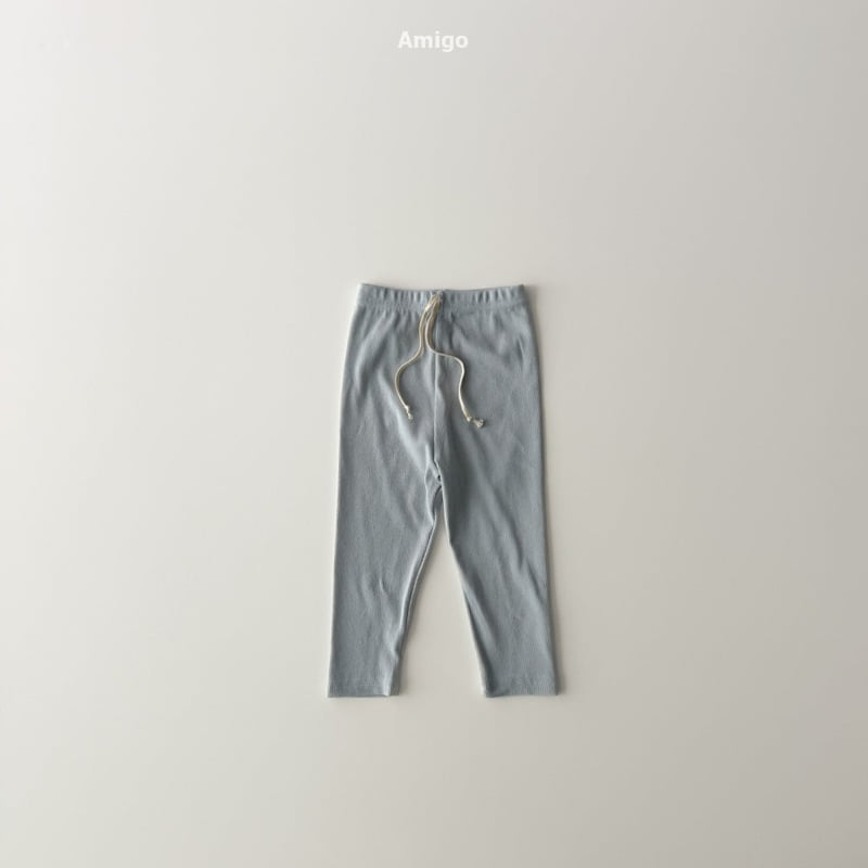 Amigo - Korean Baby Fashion - #babyboutiqueclothing - Heat Rib Leggings - 9