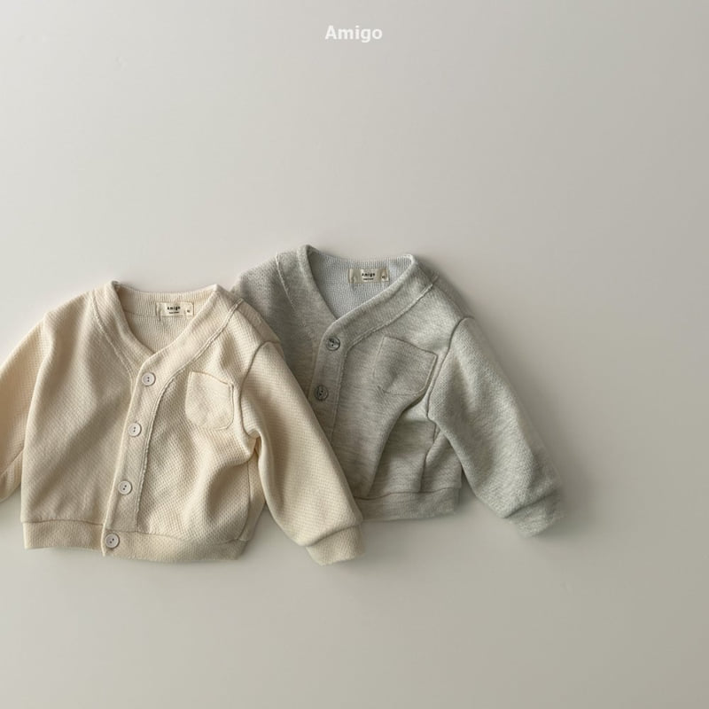 Amigo - Korean Baby Fashion - #babyboutiqueclothing - Bread Cardigan - 6