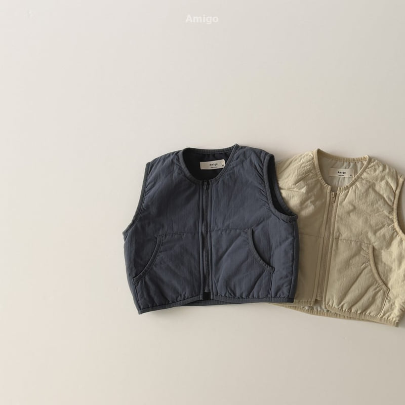 Amigo - Korean Baby Fashion - #babyboutiqueclothing - Marte Quilted Vest - 5