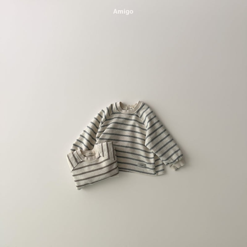 Amigo - Korean Baby Fashion - #babyboutique - Bold Stripe Tee - 4
