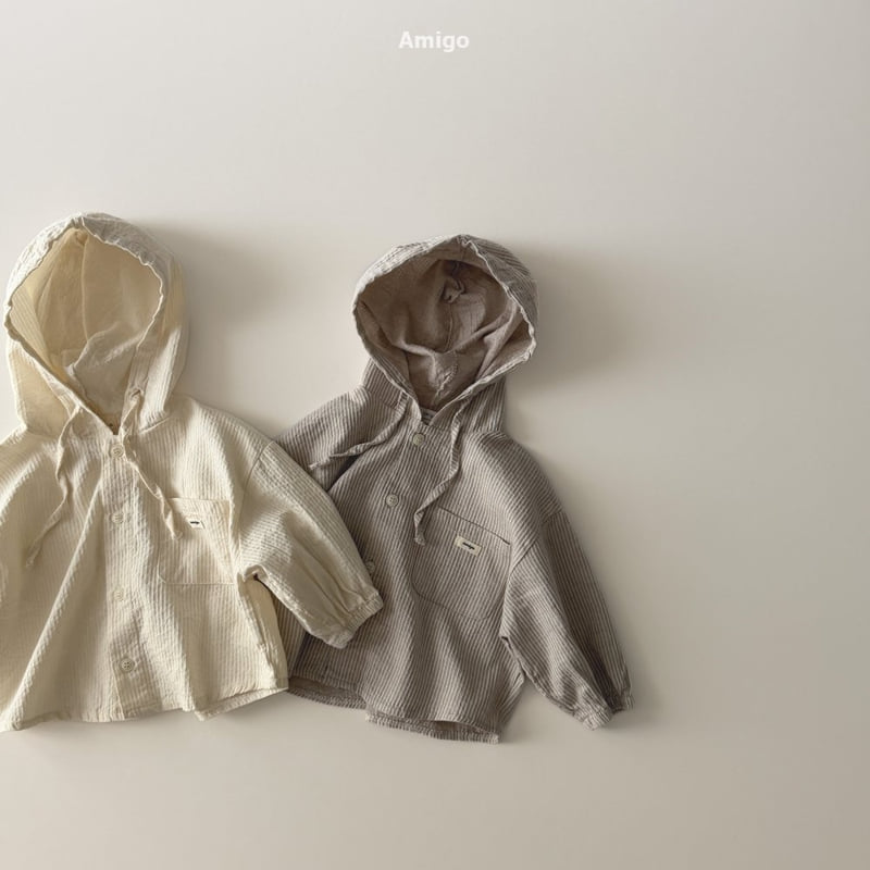 Amigo - Korean Baby Fashion - #babyboutiqueclothing - Mind Hooded Shirt - 7