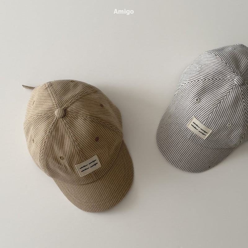 Amigo - Korean Baby Fashion - #babyclothing - Striped Hat - 7