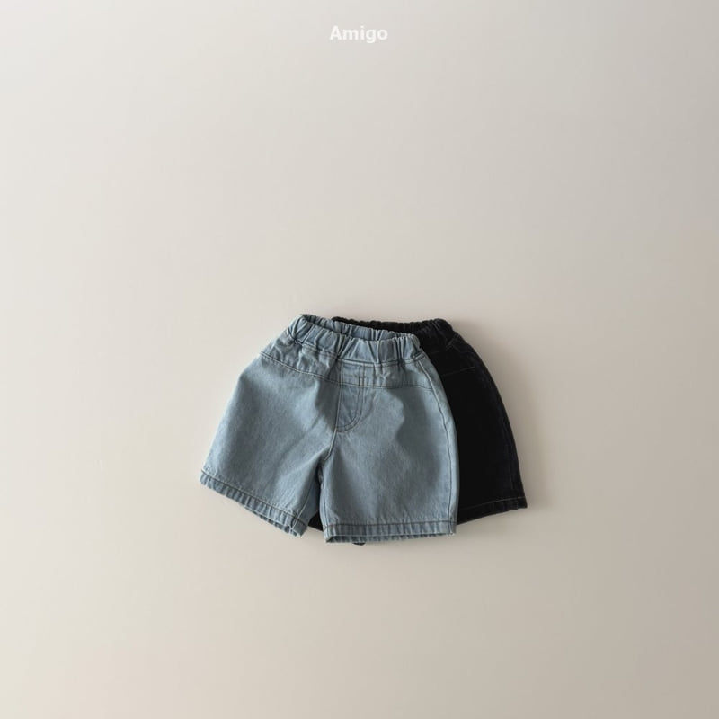 Amigo - Korean Baby Fashion - #babyclothing - Mid Wide Denim Pants - 9
