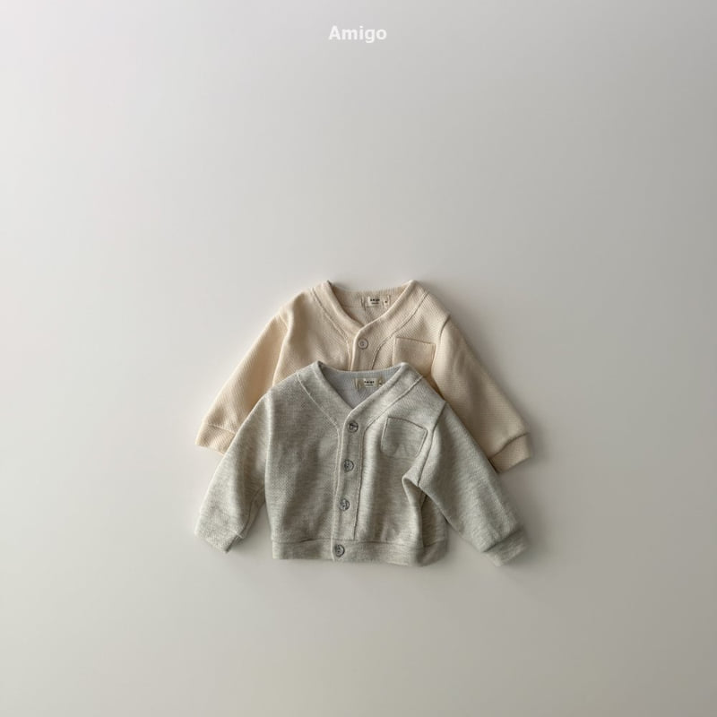 Amigo - Korean Baby Fashion - #babyclothing - Bread Cardigan - 7