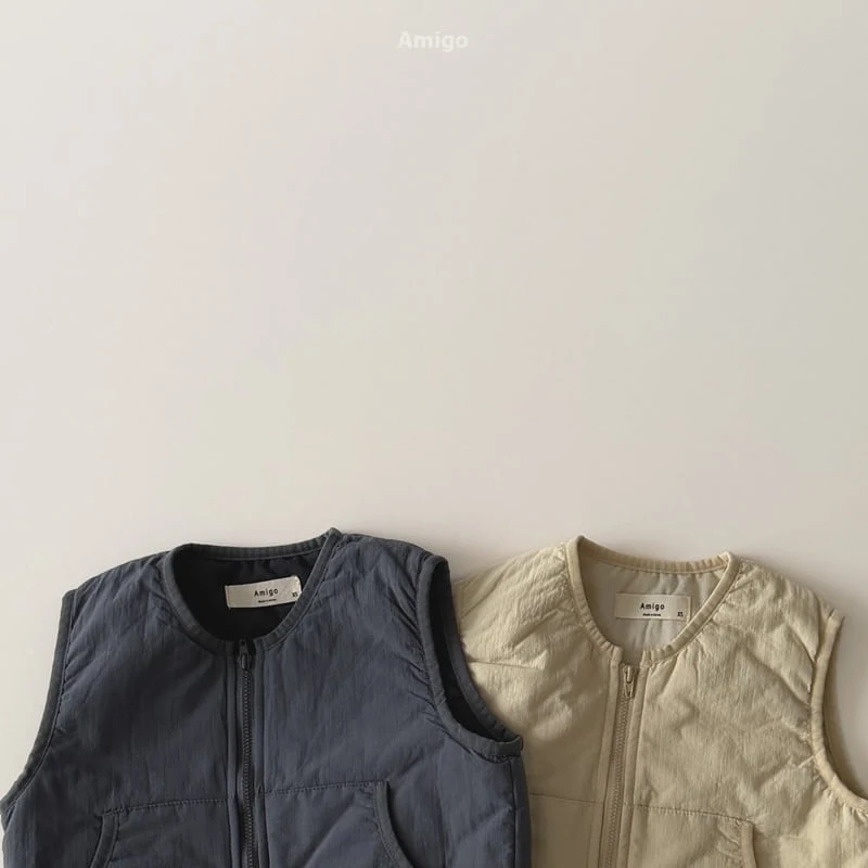 Amigo - Korean Baby Fashion - #babyclothing - Marte Quilted Vest - 6