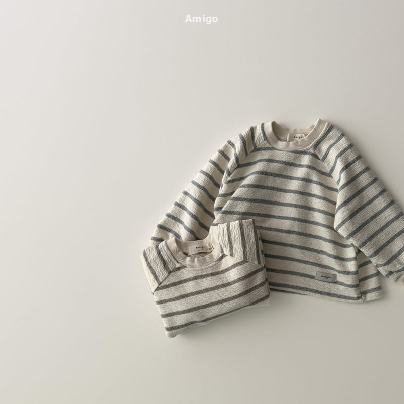 Amigo - Korean Baby Fashion - #babyclothing - Bold Stripe Tee - 5