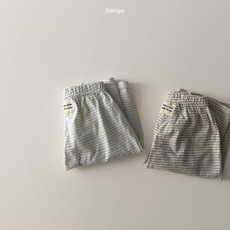 Amigo - Korean Baby Fashion - #babyclothing - Slub Stripe Pants - 11