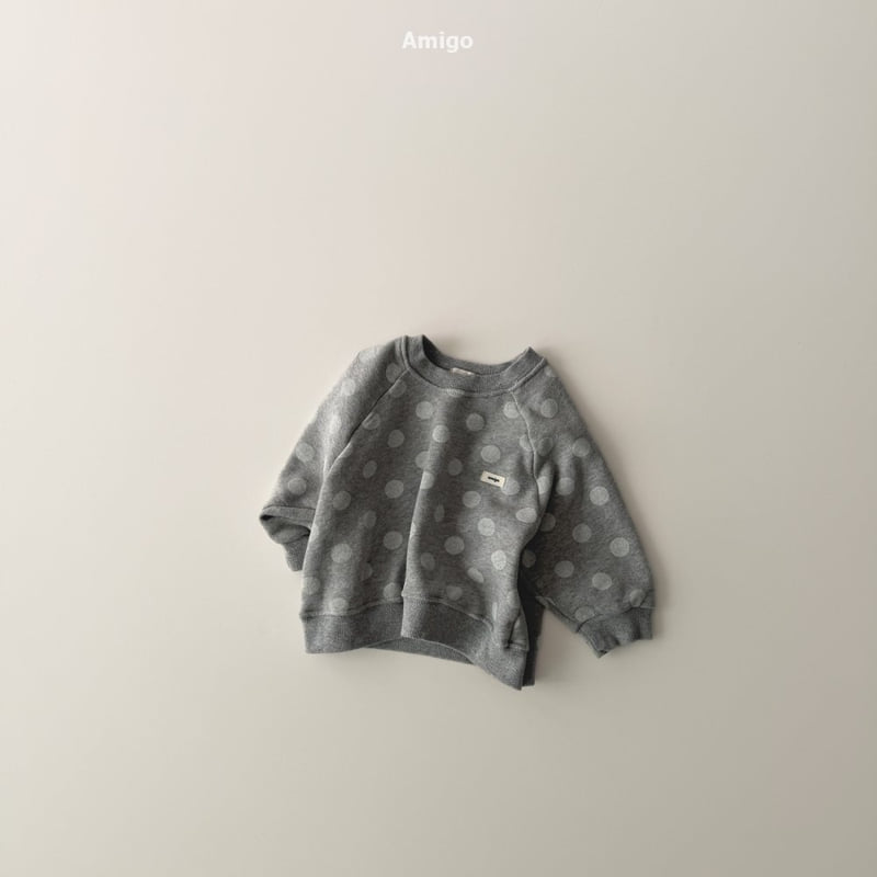 Amigo - Korean Baby Fashion - #babyfashion - Dot Sweatshirt - 3