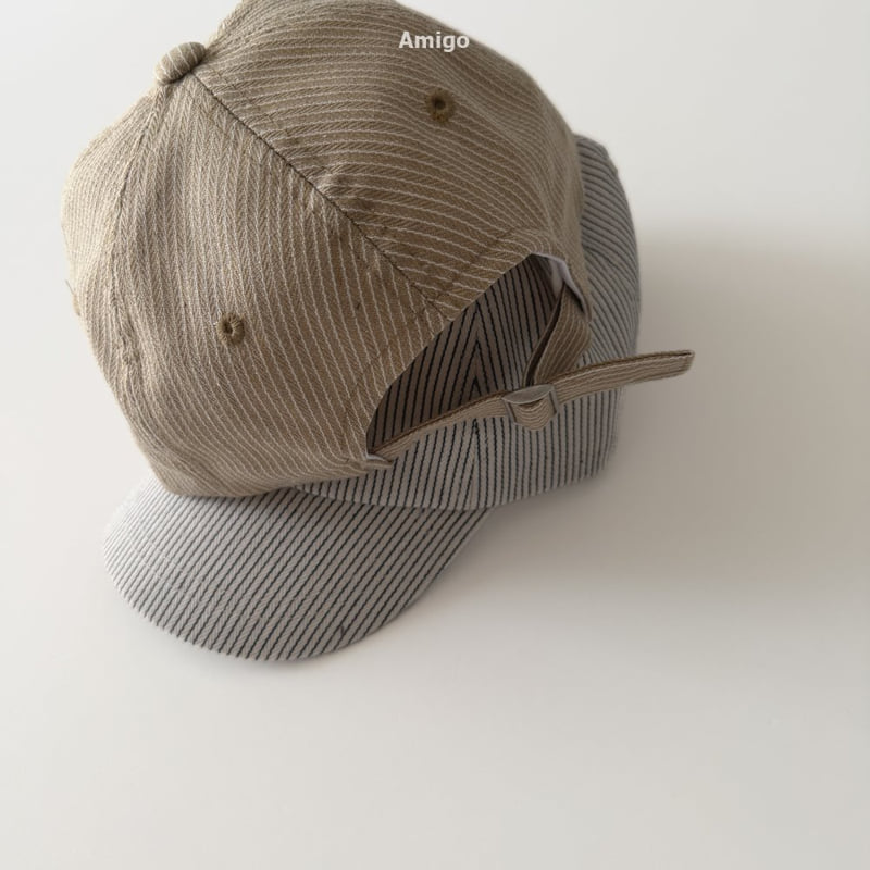 Amigo - Korean Baby Fashion - #babyfashion - Striped Hat - 8