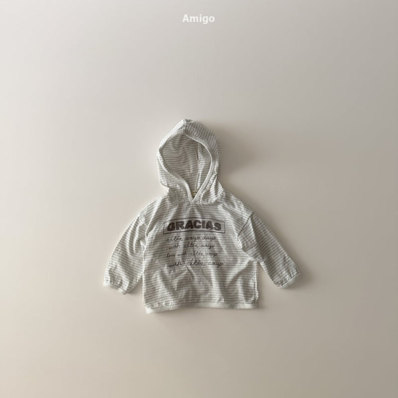 Amigo - Korean Baby Fashion - #babyfashion - Pencil Stripe Hoodie - 3