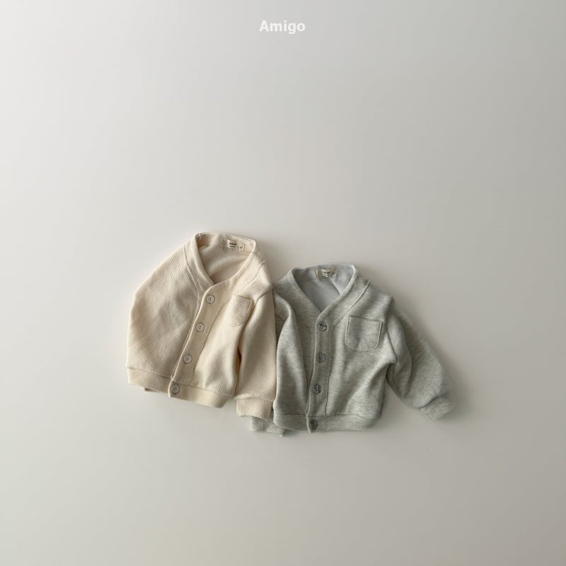 Amigo - Korean Baby Fashion - #babyfashion - Bread Cardigan - 8
