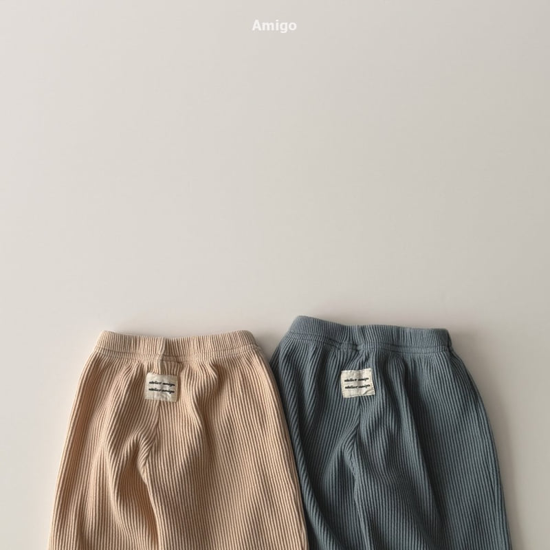 Amigo - Korean Baby Fashion - #babyfashion - Chewy Waffle Pants - 5